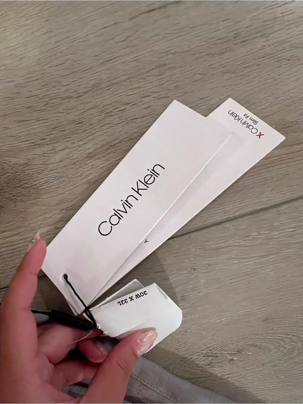 Calvin Klein modern tailored